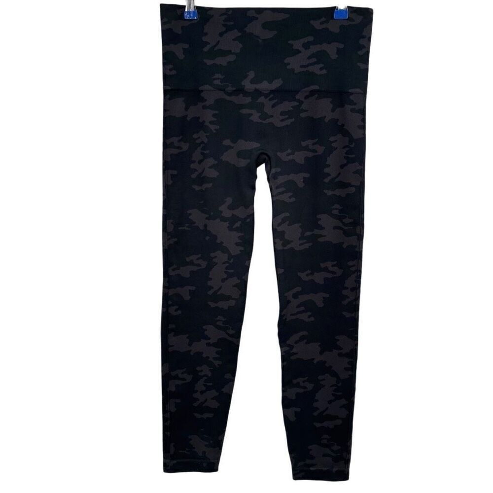 Spanx Camo Seamless Leggings Gray Large